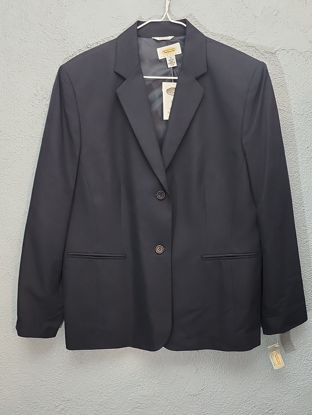 Talbots Women's Navy Single-Breasted Blazer